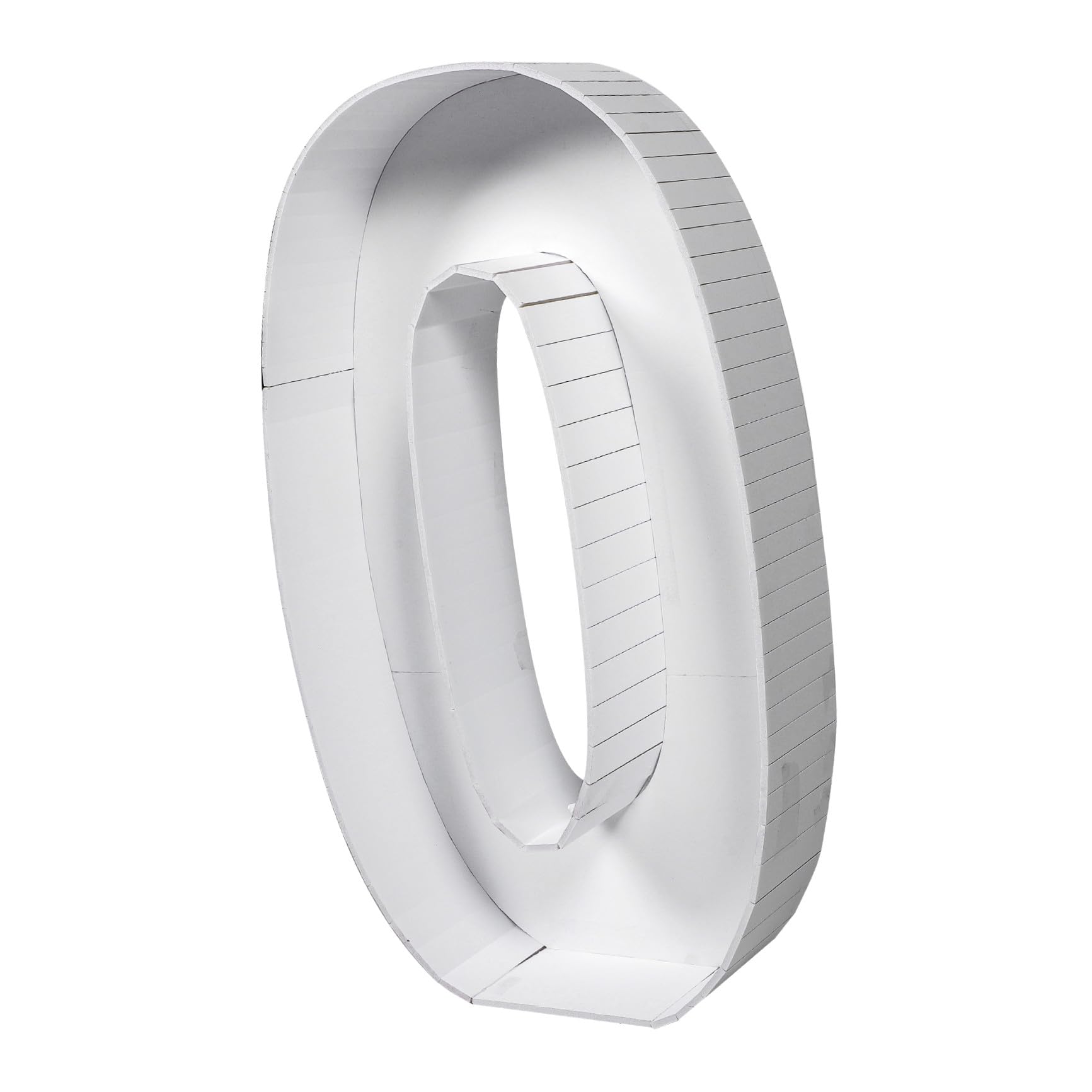 Cadre à ballons 73 cm chiffre 0 blanc pour sublimer vos événements - 8