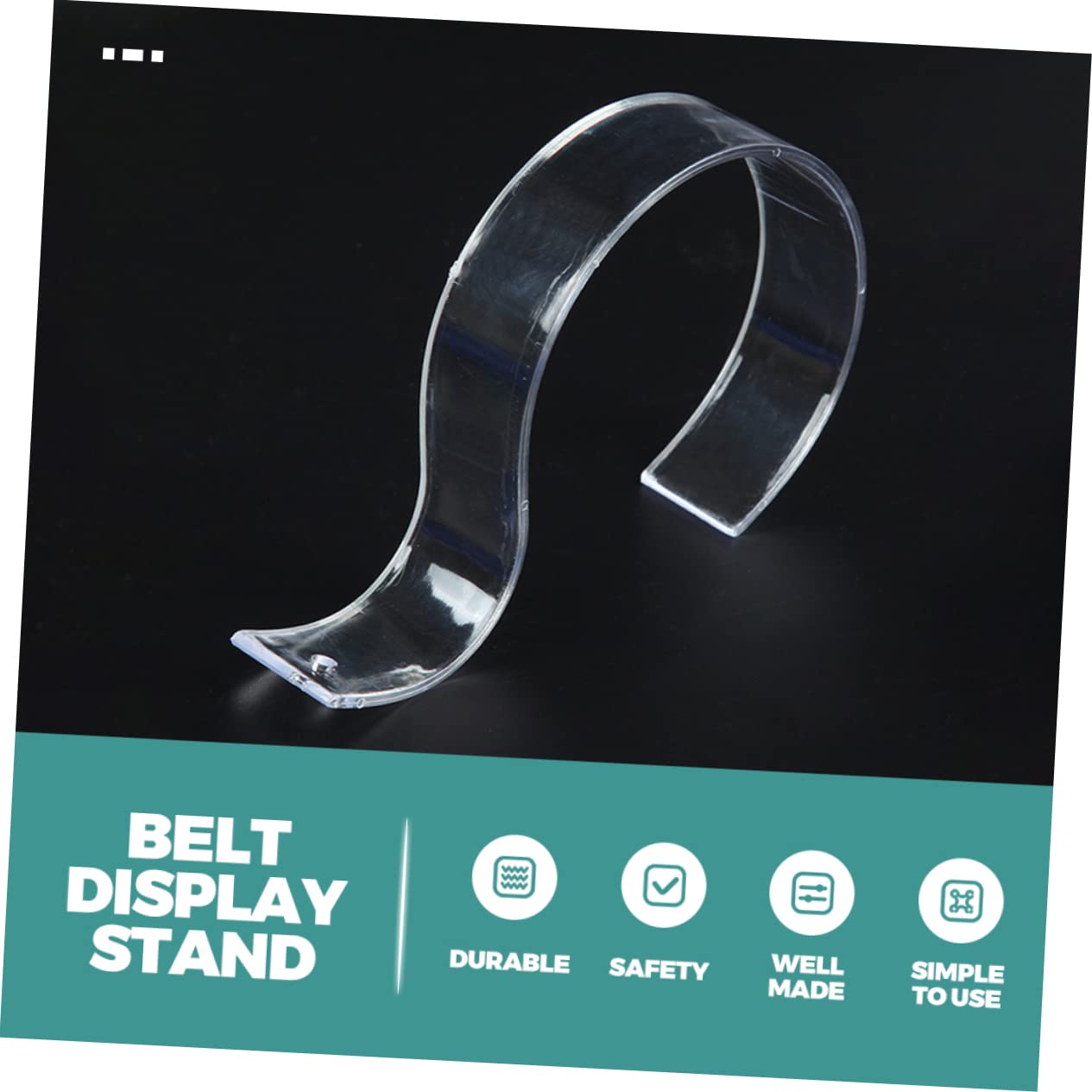 Holibanna 2sets Display Holder Belt Stand Belt Display Stand for Men Women 5pcs*2