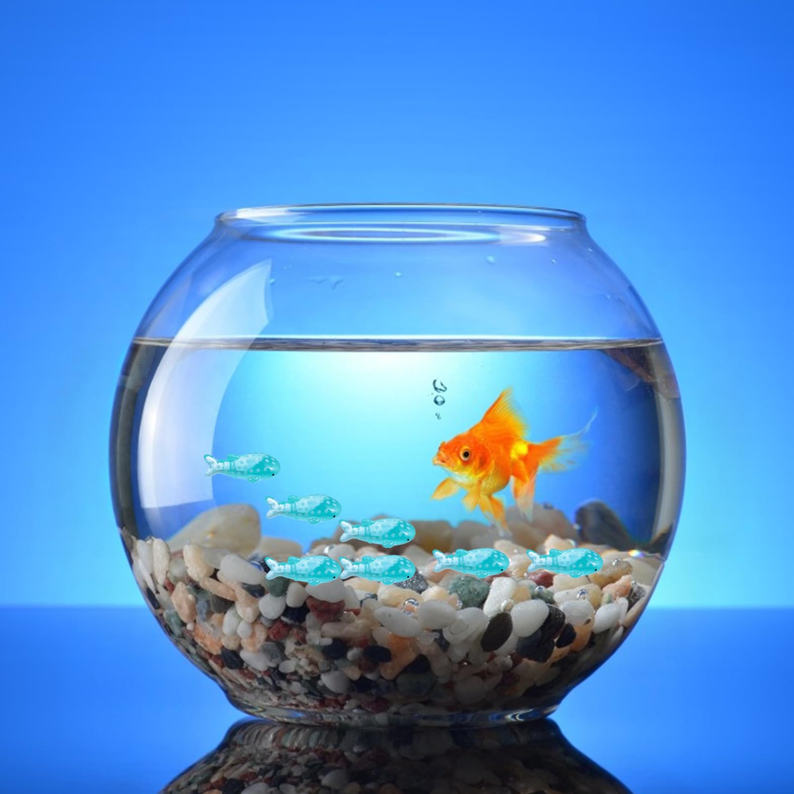 BESPORTBLE 150pièces Décoration De Poisson Aquarium Ornements Mini Whales pour Décor De Réservoir Accessoires Ludiques pour Aquarium