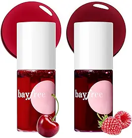 bayfree Lip Tint Stain Set, Korean Water Tint Lightweight Non-sticky, Waterproof Long Lasting Liquid Blush & Lip Stain, Transfer-Proof, Matte Finish Lip Color Makeup