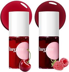 bayfree Lip Tint Stain Set, Korean Water Tint Lightweight Non-sticky, Waterproof Long Lasting Liquid Blush & Lip Stain, Transfer-Proof, Matte Finish Lip Color Makeup