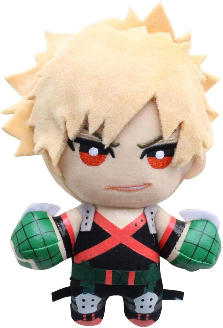 MHA Deku Plushie Todoroki Plushie Bakugou Plushies Plush Toy Stuffed Doll 15cm (Yellow, One Size)