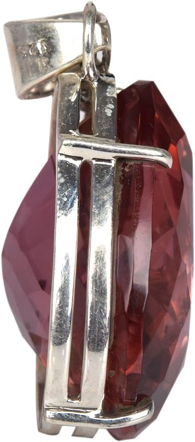 GEMHUB Beautiful Alexandrite Necklace 102.05 Ct. Pear Cut Color Change Alexandrite Necklace for Any Occasion DO-738