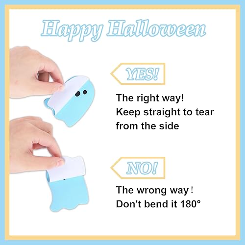 Miniatura 10 de JarThenaAMCS Paquete de 24 notas adhesivas de Pascua, conejito pastel, 6 colores, blocs de notas adhesivas para escuela, aula, suministros de