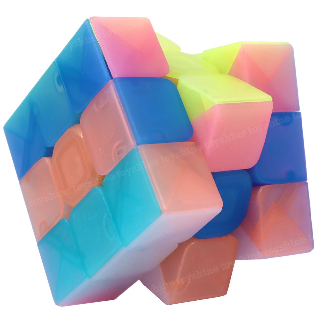 Toyshine Qiyi 3x3 Jelly Speed Cube Stickerless 3x3x3 Magic Cube Puzzle Brain Teaser Toys Gifts for Kids Adults Challenge Magic Cube Puzzles Toys (B0CD7ZVJ2R) Amazon Price History, Amazon Price Tracker