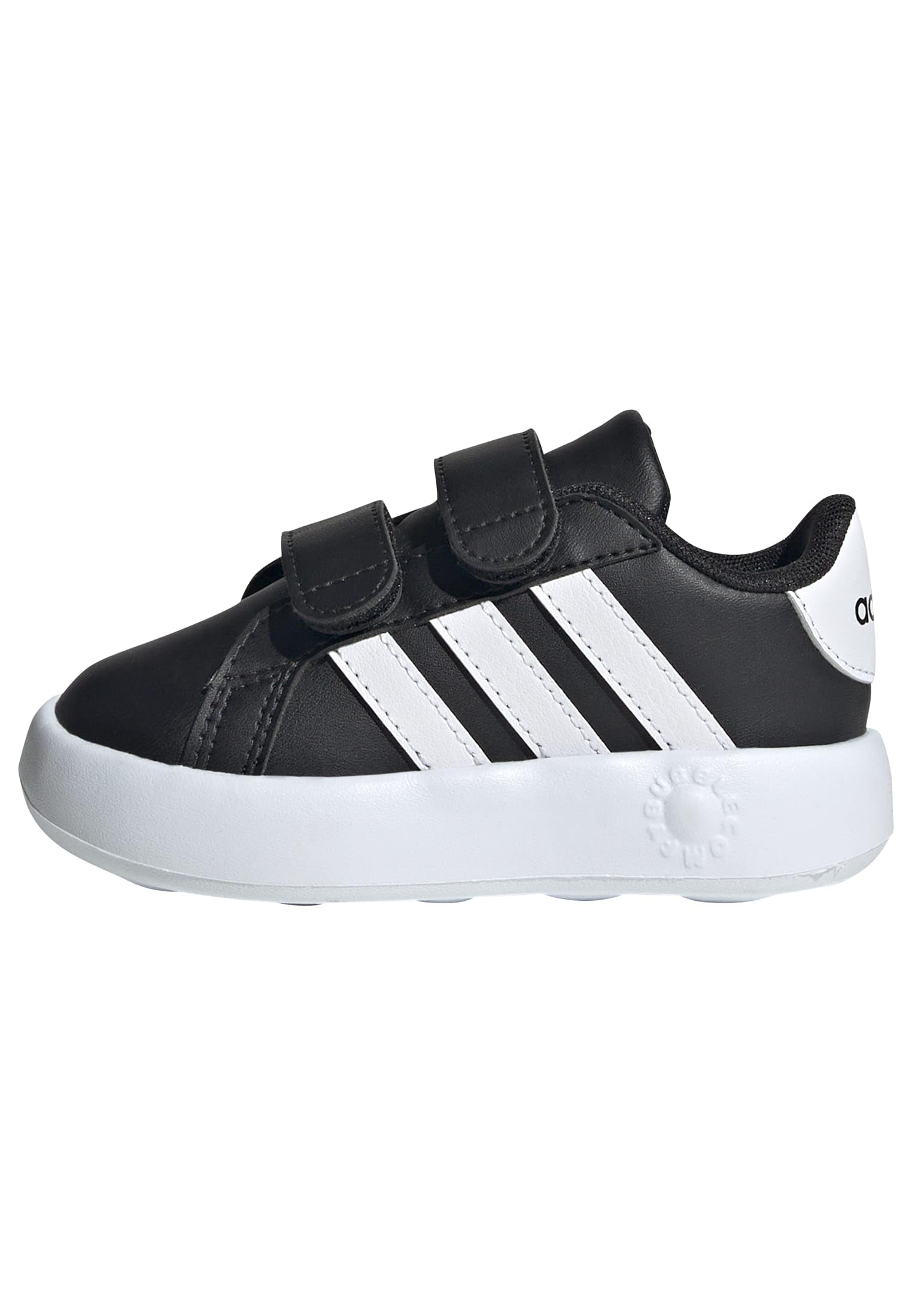 adidas Unisex Baby Grand Court 2.0 Shoes Kids, Black/White, 6.5 UK Child