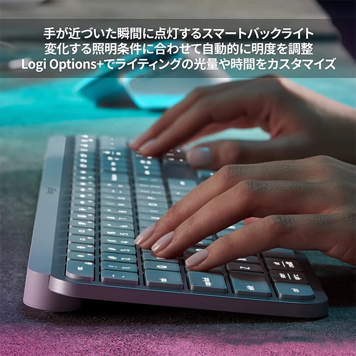 Amazon | MX KEYS S ワイヤレス キーボード Windows Mac Chrome