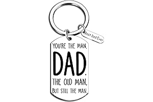 Funny Gifts For Dad Stocking Stuffers From Kids - Best Dad Ever Keychain
