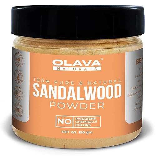 Polvo de sándalo para cara, 100% puro y natural, polvo de Chandan para paquete facial, máscara facial, polvo de madera de sandalia original para