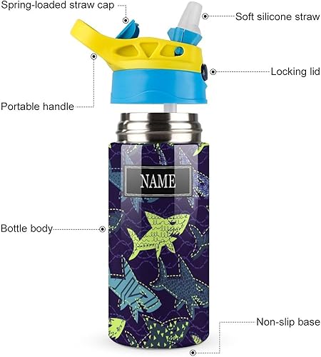 Vista 38 de Botella de agua personalizada con foto para niños, familia, mascotas, botella de agua personalizada para niñas, niños, regalo de cumpleaños y Navidad