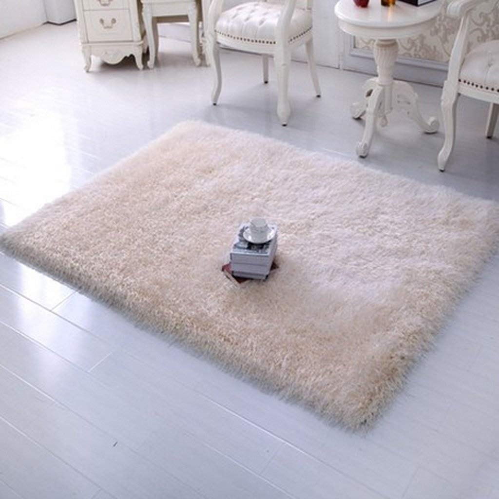 CZLSDRectangular Rug Simple Modern Bed Thickening Coffee Table Stretch Silk Bedroom Full Of Creative Carpet (Color : A, Size : 140X200cm)