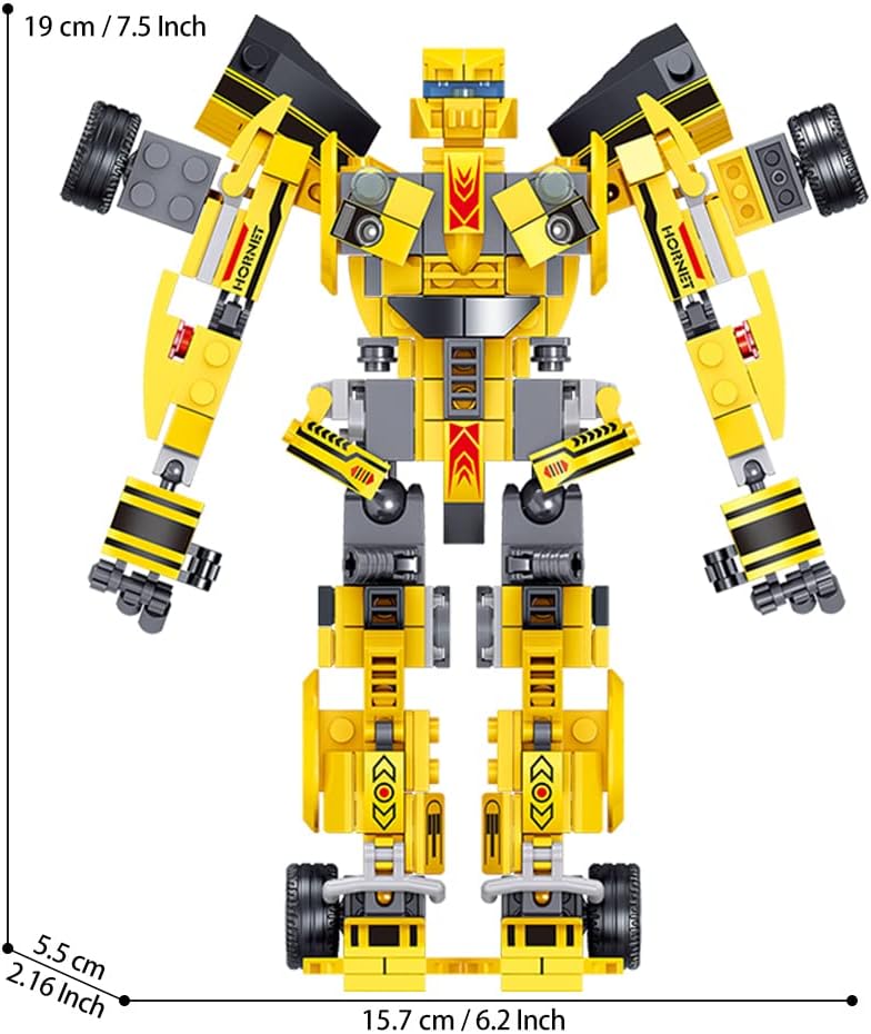 Buy Mesiondy Robot Building Toy Set, Transforming Robot Building