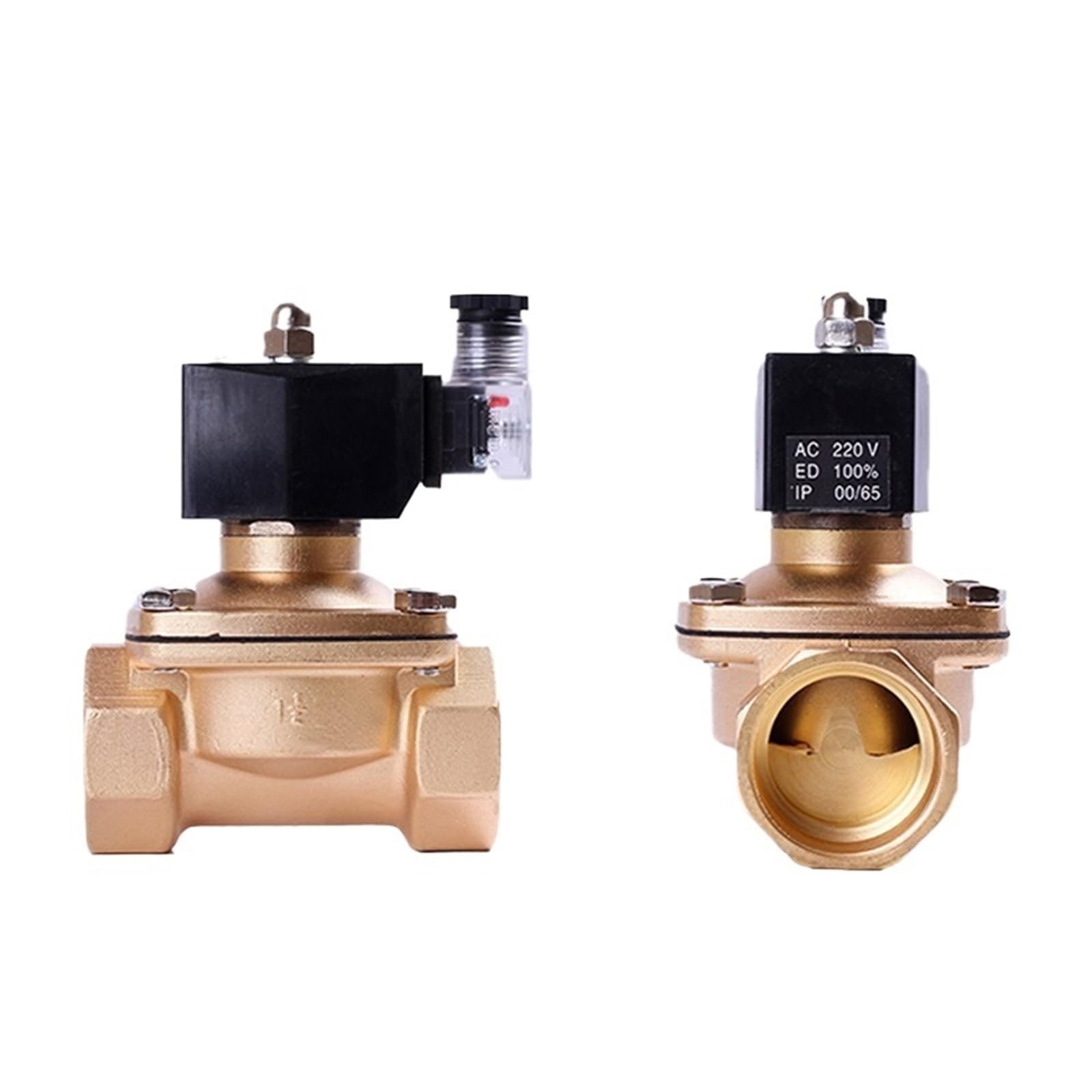 1.5inch Solenoid Valve dn40 12v Normally Closed 2 Positions Solenoid Connected(BSP_380VAC)