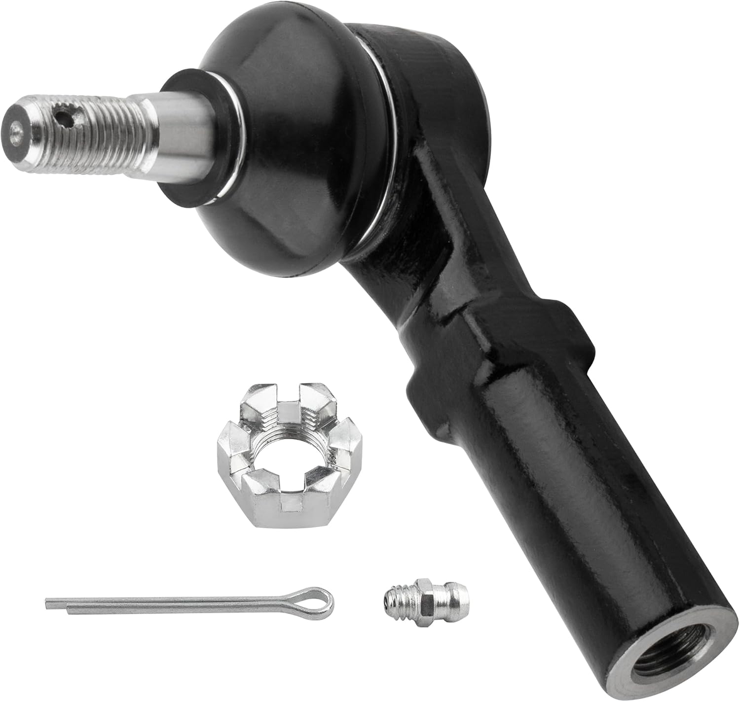 BOXI 4pc Front Lower Ball Joints + Outer Tie Rods Fit for Chrysler Aspen 2007-2009 / for Dodge Durango 2004-2009/0.59 Inch (15mm) Thread Tie Rods / K80765 ES800321