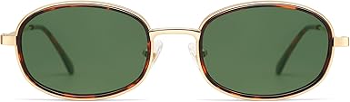 Retro Oval Sunglasses for Women Men Trendy Large Round Y2k Sunnies AP3681