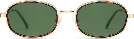 Retro Oval Sunglasses for Women Men Trendy Large Round Y2k Sunnies AP3681