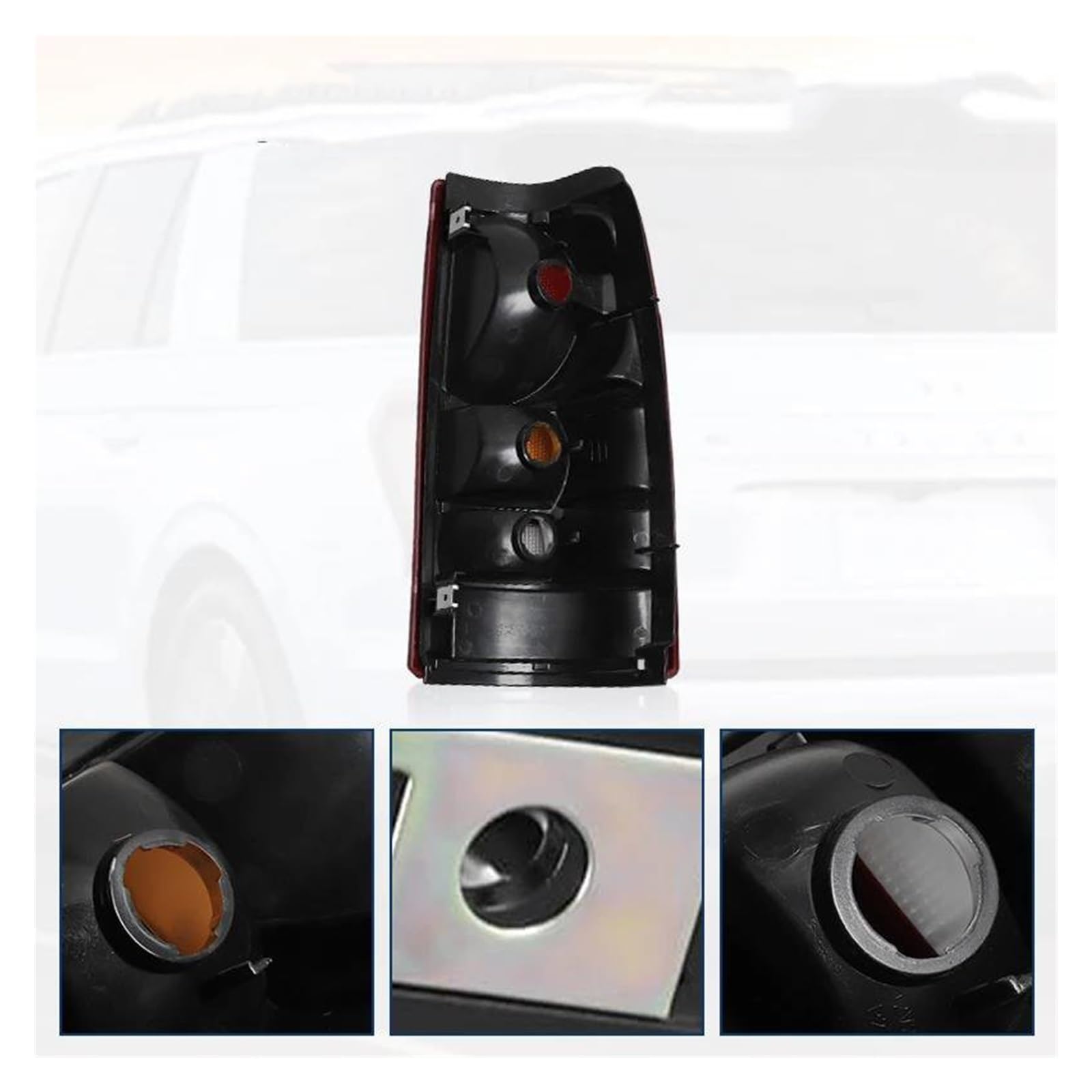 Luz Trasera para GMC para Sierra 1999-2006 Luz Trasera Coche Camión Reflector Parachoques Trasero(Bien)