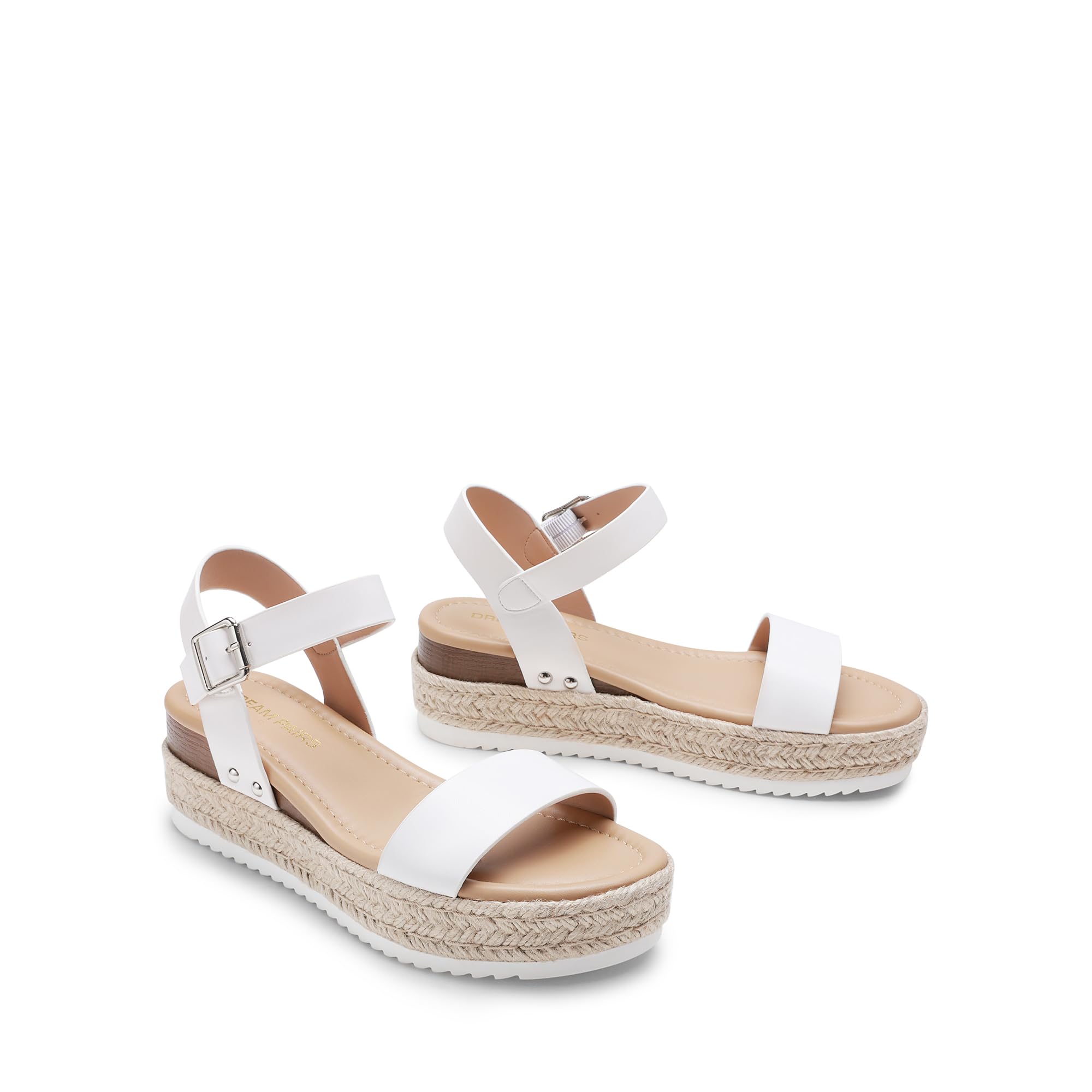 DREAM PAIRS Sandalias de cuña con plataforma