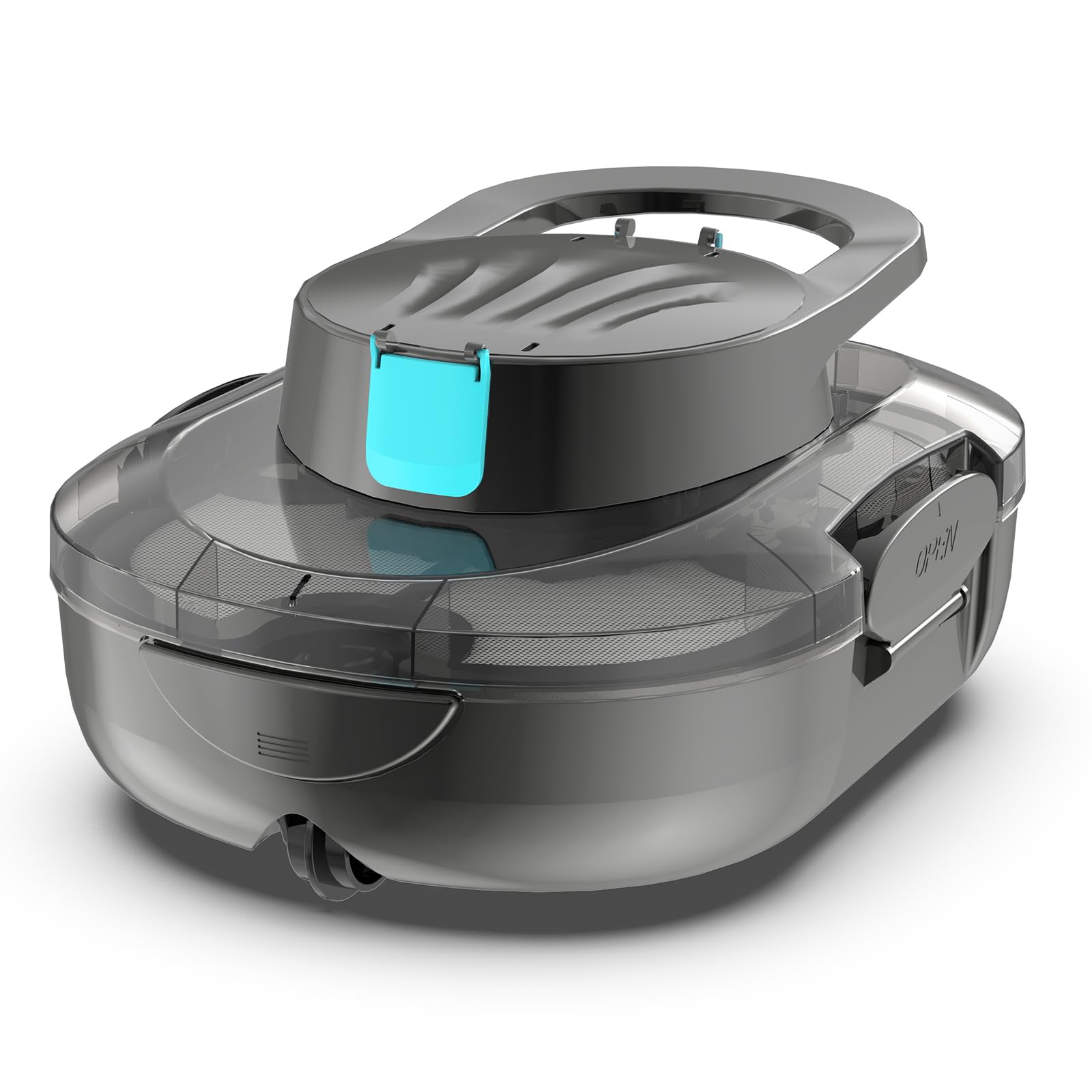 S1PRO (2026 Upgrade) Robot Limpiafondos Piscina, 120 Min de Limpieza, Doble Motor Robot de Piscina, con Filtración de 180μm, Estacionamiento Auto, para Piscinas Elevadas 100 m², Gris