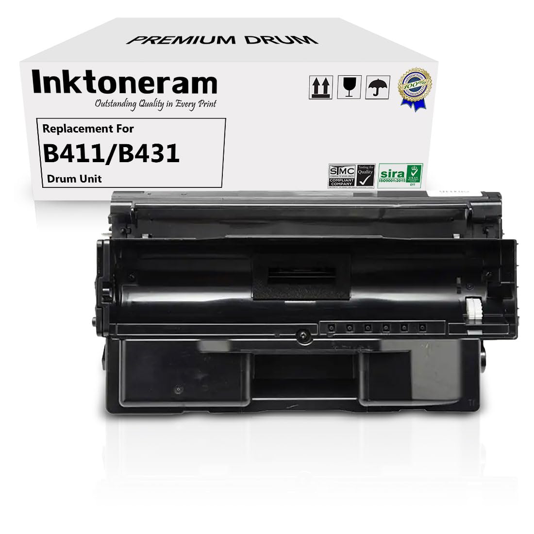 Inktoneram Compatible Drum Unit Replacement for Okidata B411 / B431 B411d B411dn B431d B431dn MB461 MB471 MB471w MB491 44574301 (Drum)