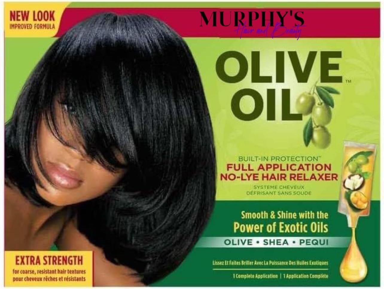 MURPHY'S Olive Oil Hair Relaxer Extra Strength B (1 Application)