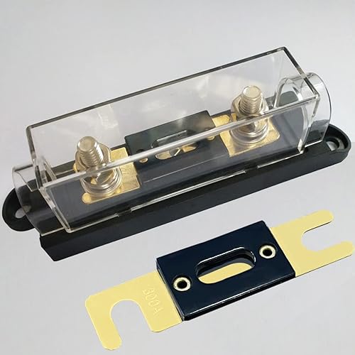 Miniatura 3 de 6 unidades ANL - Controlador de protección de fusibles chapado en oro, hoja de fusible de protección eléctrica, accesorios automotrices universales