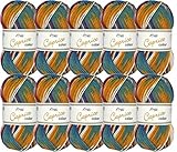 Lauflänge ca. 137m/50g, Nadelstärke 3,5 - 4 mm, Maschenprobe 10x10cm: 19 Maschen / 26 Reihen