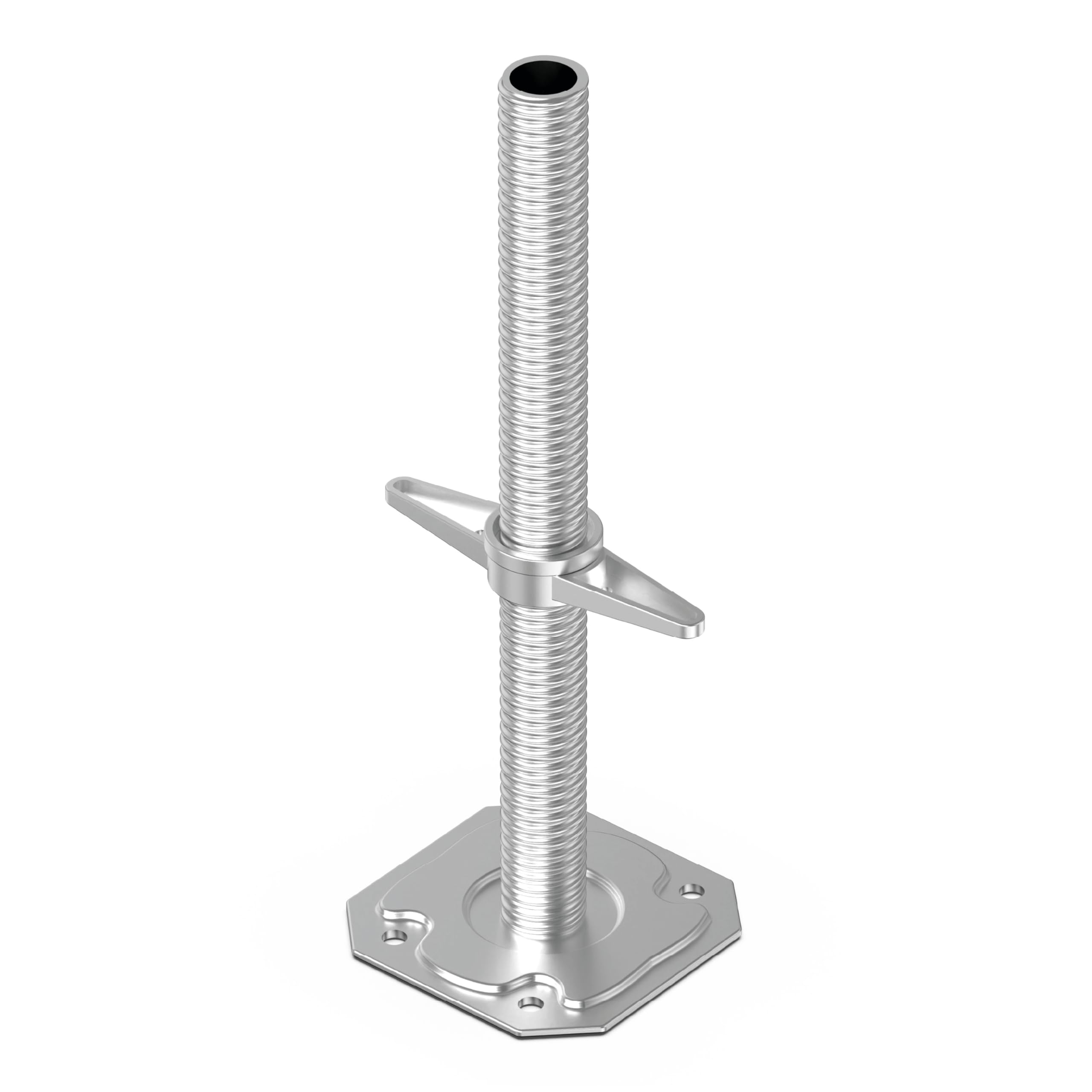 base de andamio [60 cm de longitud] husillo andamio - husillo de andamio - husillo para andamio - husillos para andamios - husillo para andamios & placa roscada - base andamio regulable