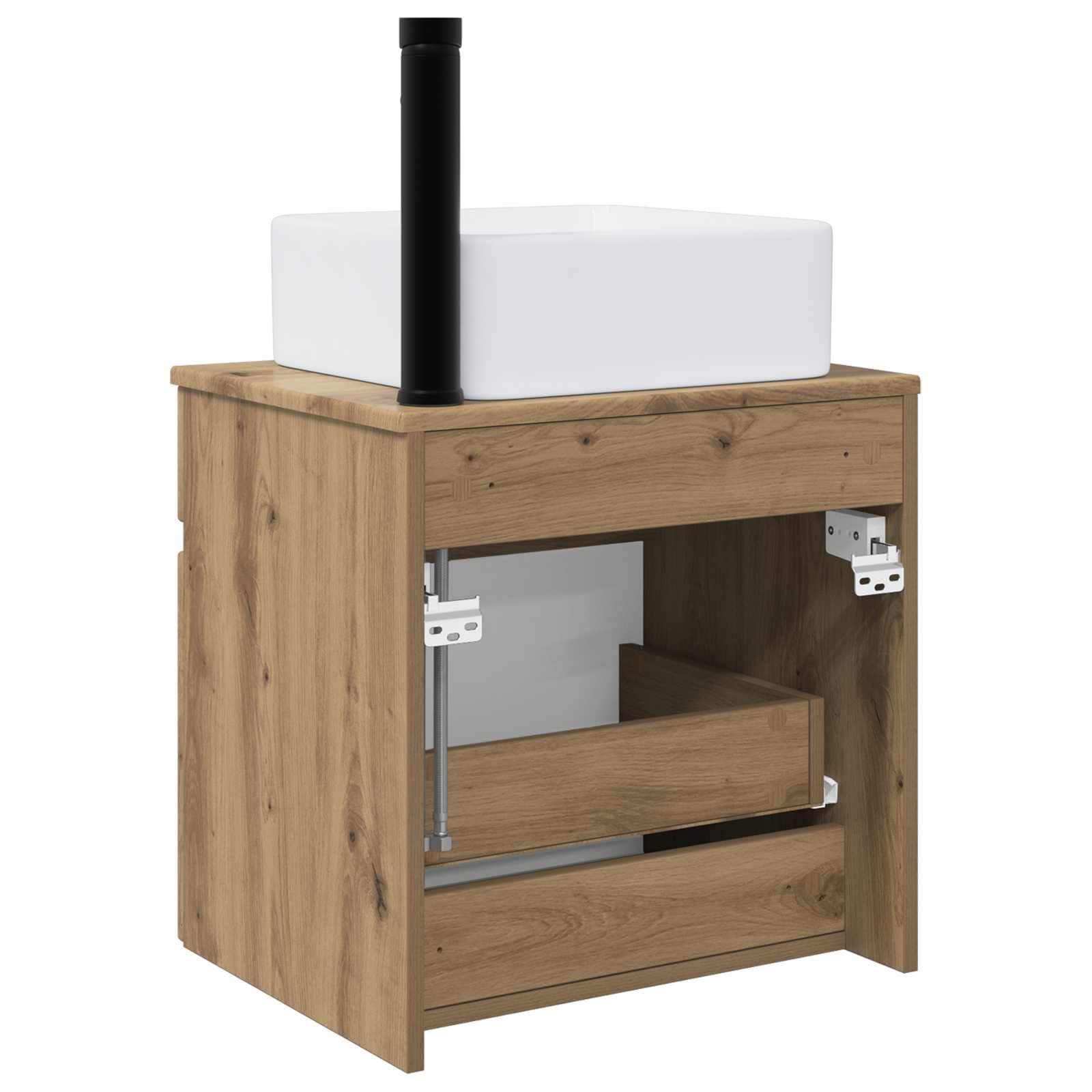Mobile Lavabo Sospeso da Bagno Rovere Artigianale 49x41x63cm