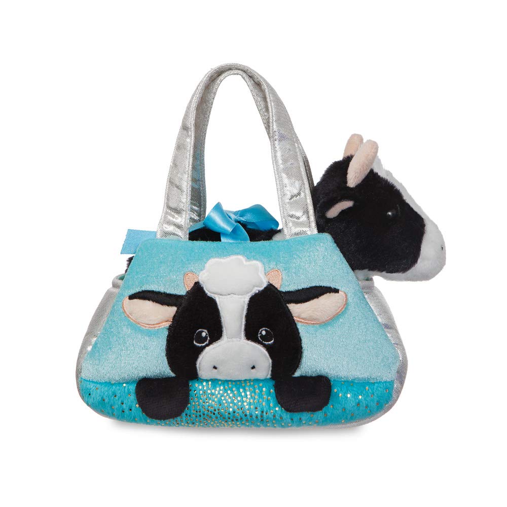 AURORA Fancy Pal Cow Peek-a-Boo 8In 61011 Black/White