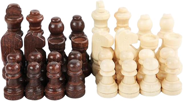 International Standard Tournament Chessmen Unique tional Toys Wooden Chess Pieces For Skill Advancement Wooden Chess Pieces Replacement Board Games