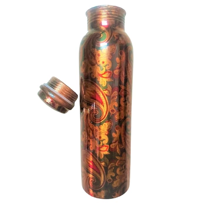 Buy Ratna Copper Bottle Drinkig Water Bottle 100 Printed Copper Bottle