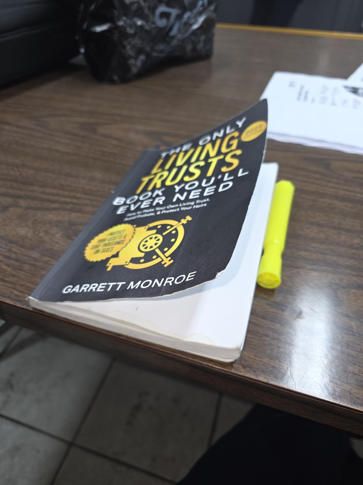 Customer with the book 2