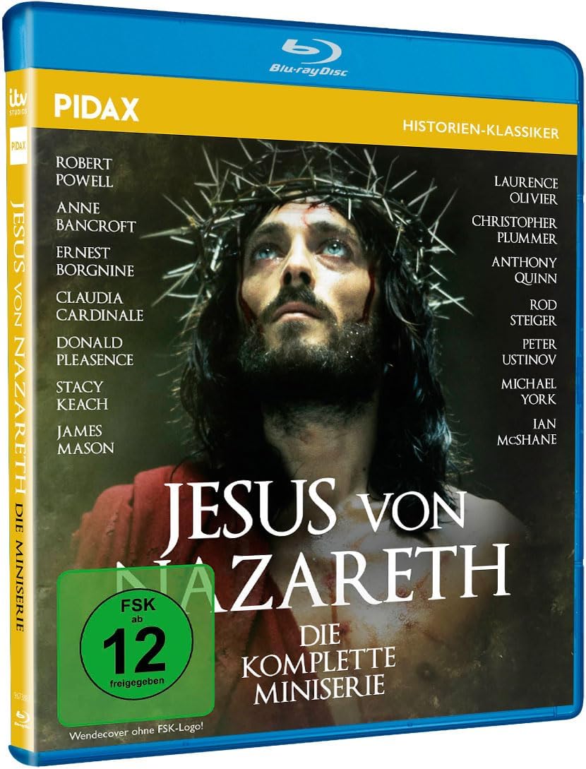 Jesus von Nazareth - Die Miniserie - EGroßer Bibelfilm-Klassiker als 4-teilige Verfilmung von Franco Zeffirelli und Robert Powell - Für Fans von Bibelfilmen und Historienepen