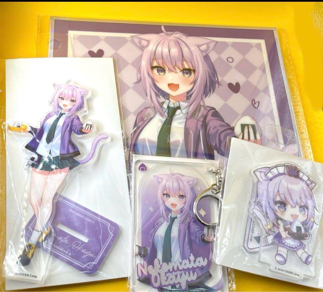 ホロライブ シンガポール限定 カフェ限定 グッズセット 猫又おかゆ