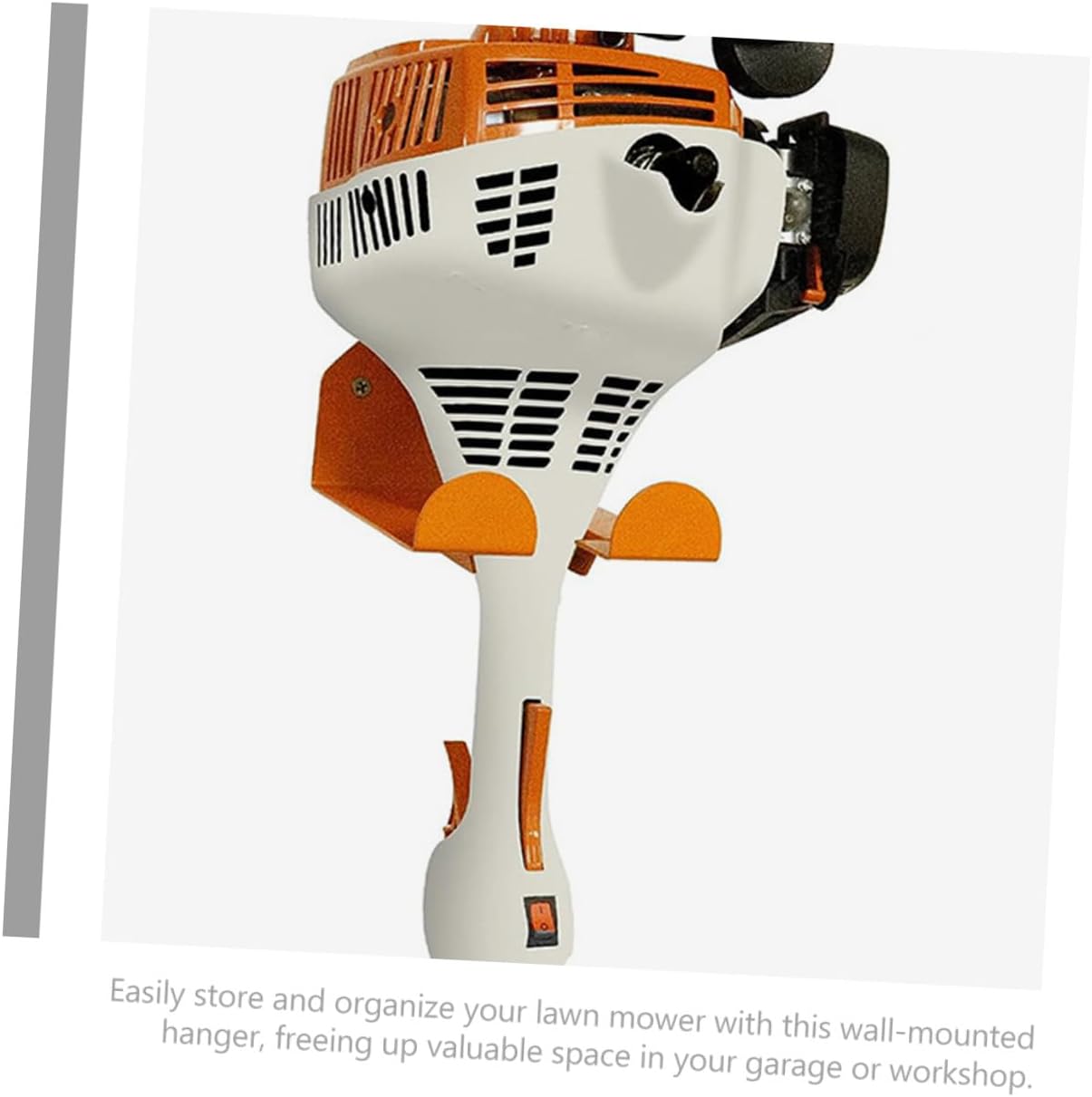 Heavy Duty Lawn Mower Wall Hangers 2pcs Garage Storage Hooks for Hanging Garden Tools and Utility Equipment