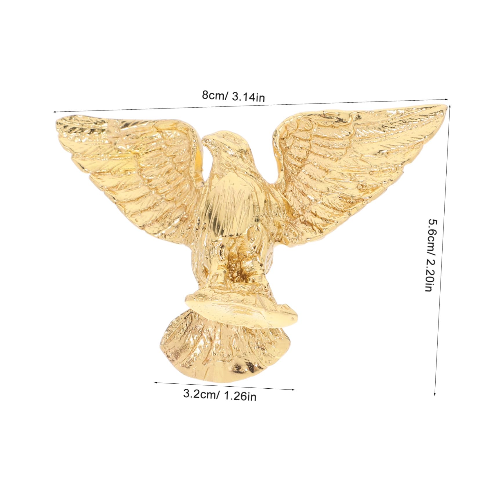 Cabilock Metal Drawer Knobs Brass Vintage Eagle Handles Cabinet Hardware Pulls for Dresser Decorative Kitchen Hardware