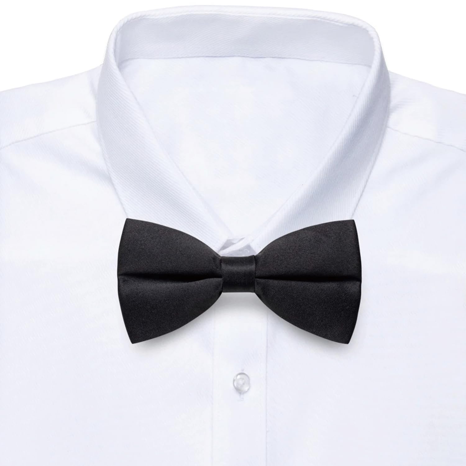 Guokoo Bow Ties for Men Solid Color Bow Tie Pre-Tied Adjustable - Men's Bow Tie for Party Wedding Available