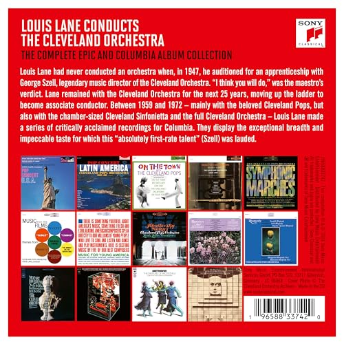 Image of Louis Lane Conducts the Cleveland Orchestra - The Complete Epic & Columbia Album Collection