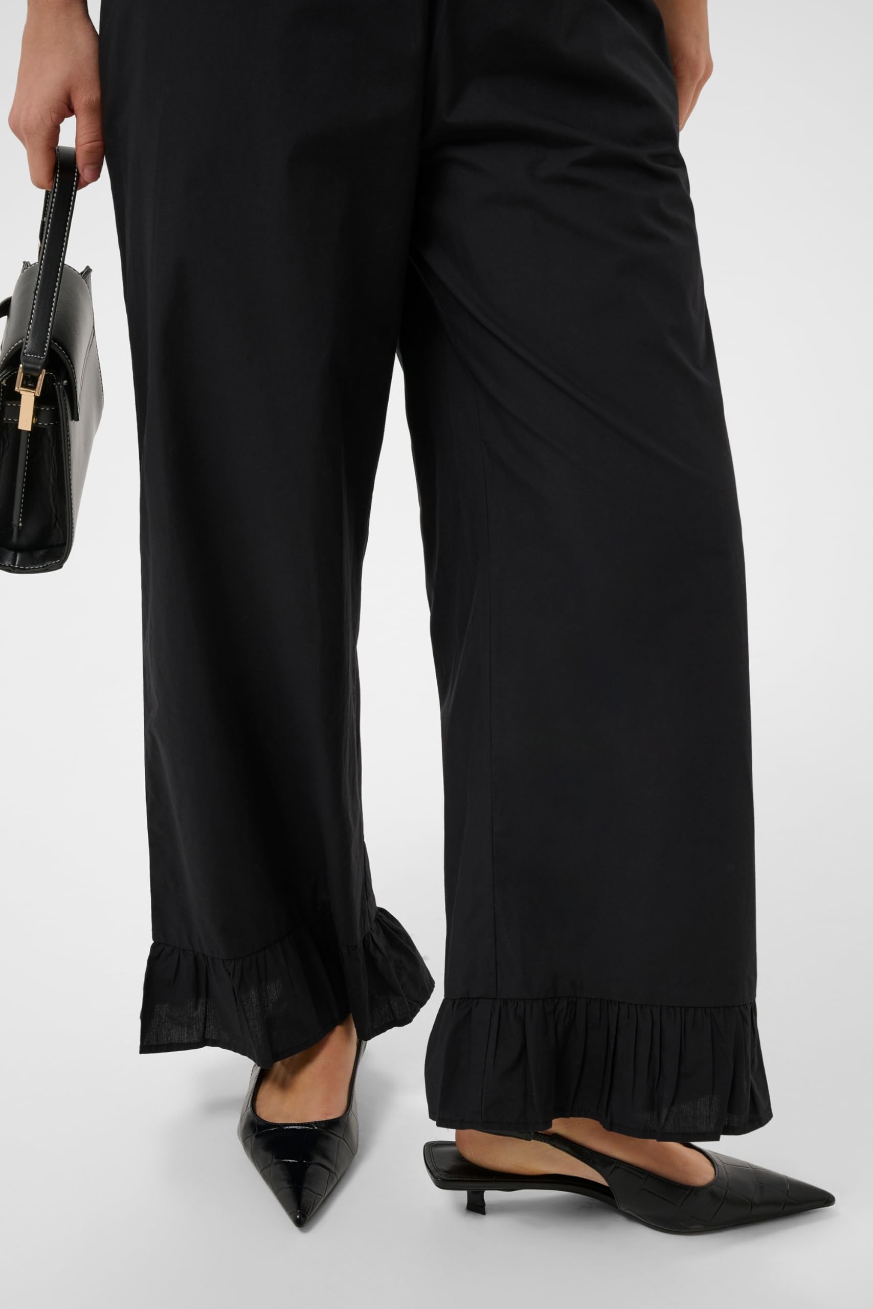 KAFFE Damen Hose KAverdina Hohe Taille