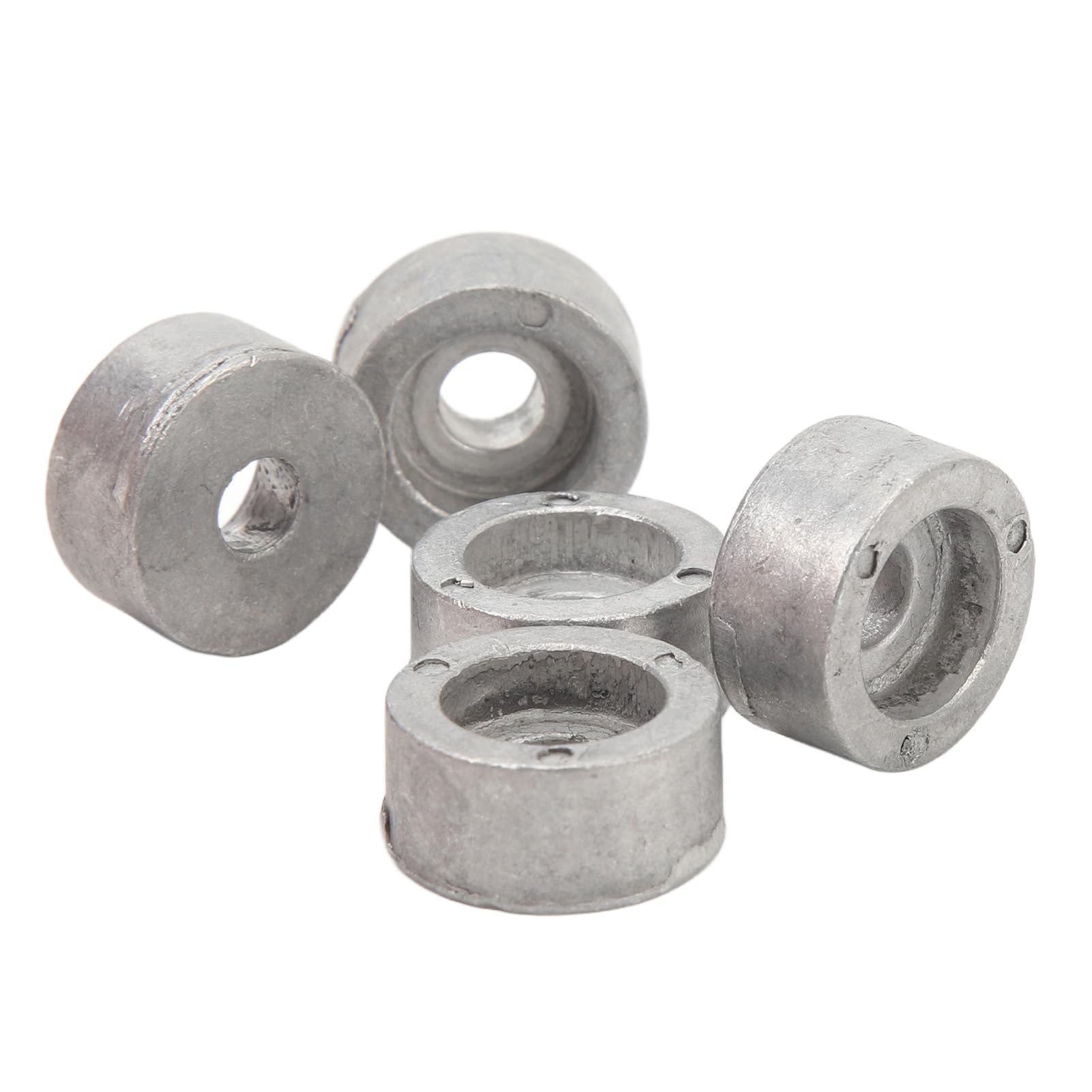5 blocchi di anodo di zinco, 55321 87J01, resistenti all'ossidazione con motore fuoribordo 4T, realizzati in zinco, produzione di precisione, impianti di ricambio diretti