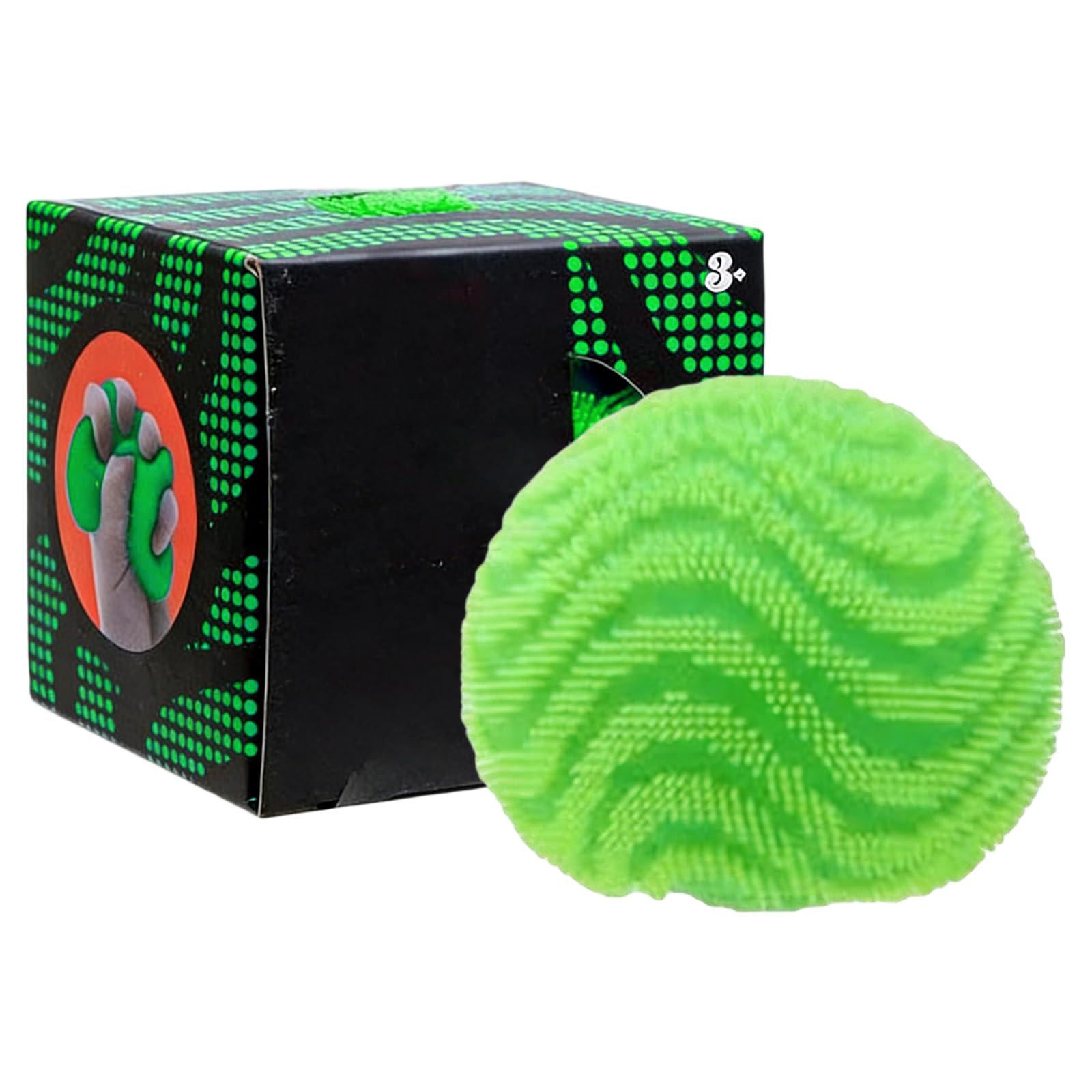 Nee Doh Fuzz Ball Squishy Stress Ball Slow Rising Memory Foam Fidget Squishy Nee Doh Fuzz Balls Adults Anxiety Stress Relief Toys Needoh 02-green