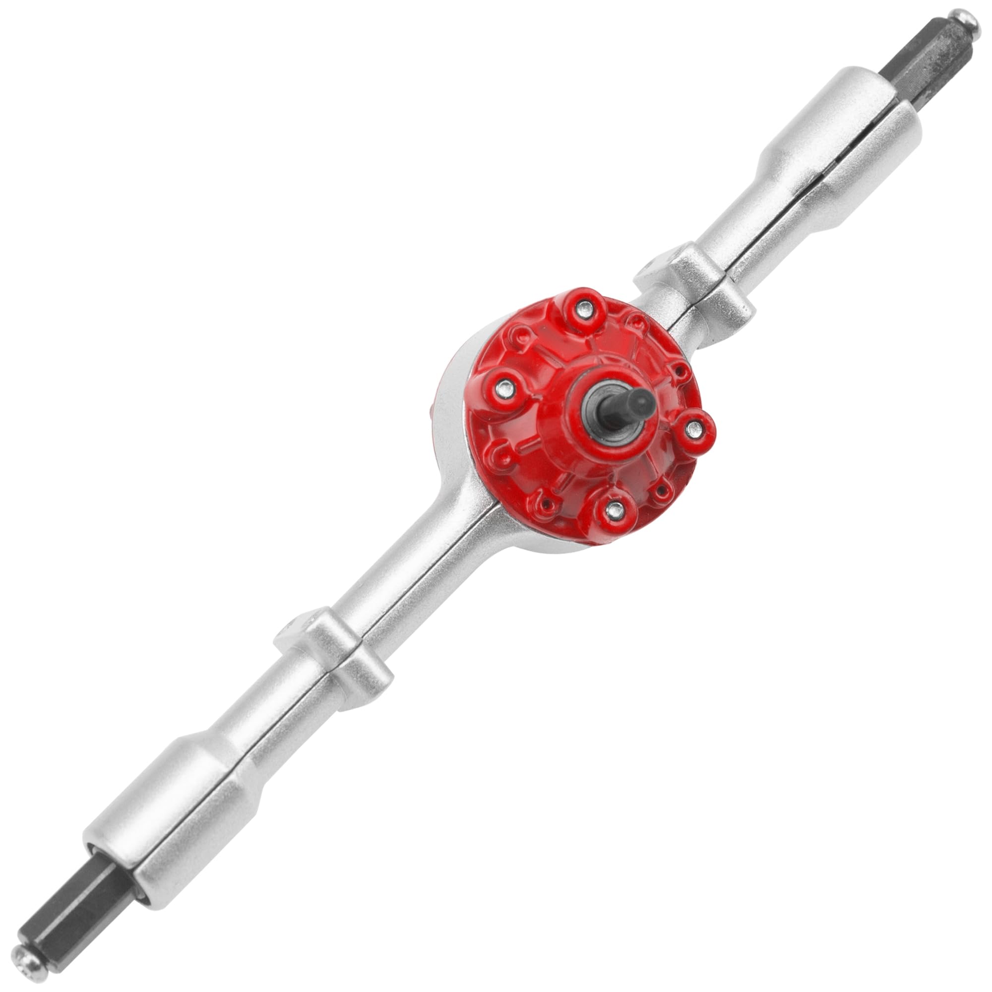 WPL C24 Metal Axle Set - Front & Rear Metal Axles With Screws For WPL C14 C24 C34 C44 B14 B24 1/16 RC Car Upgrades