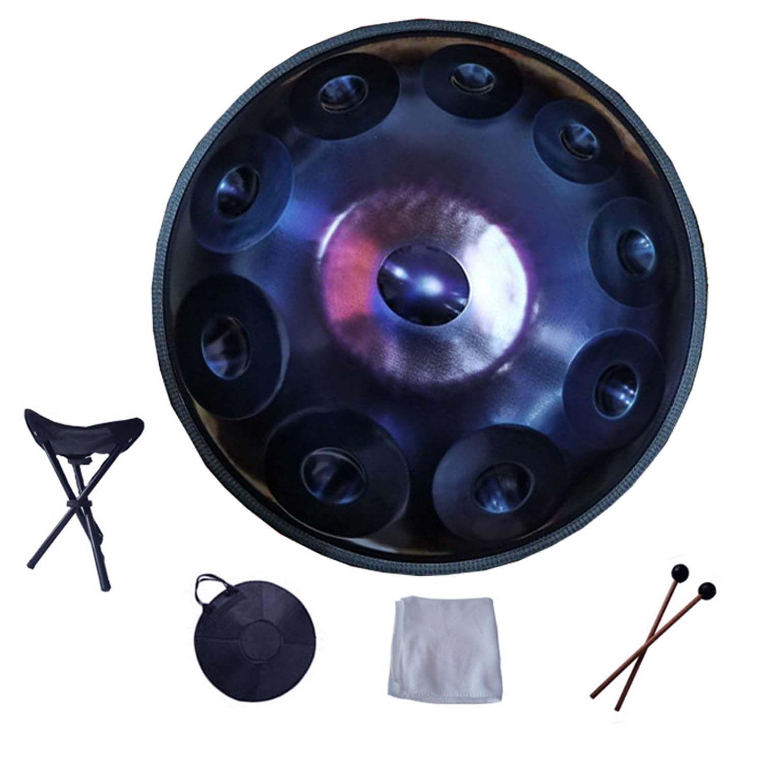 ハンドパン。パーカッション。スティールパン。 Amazon.co.jp: ハンドパン スティールドラム（ソフトケース付き) 22