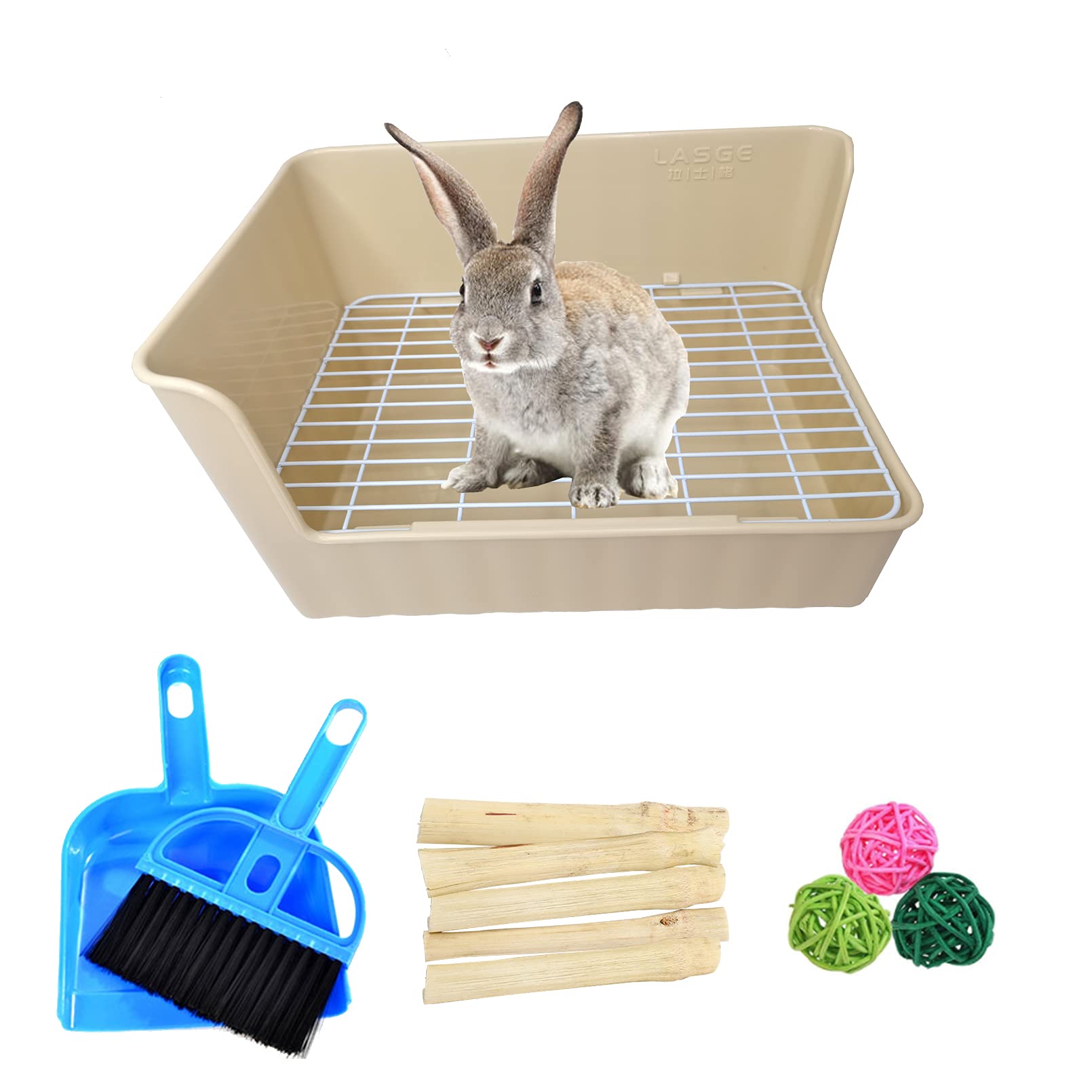 Buy Rabbit Litter Box, Bunny Potty Training Litter Box Plastic, Small