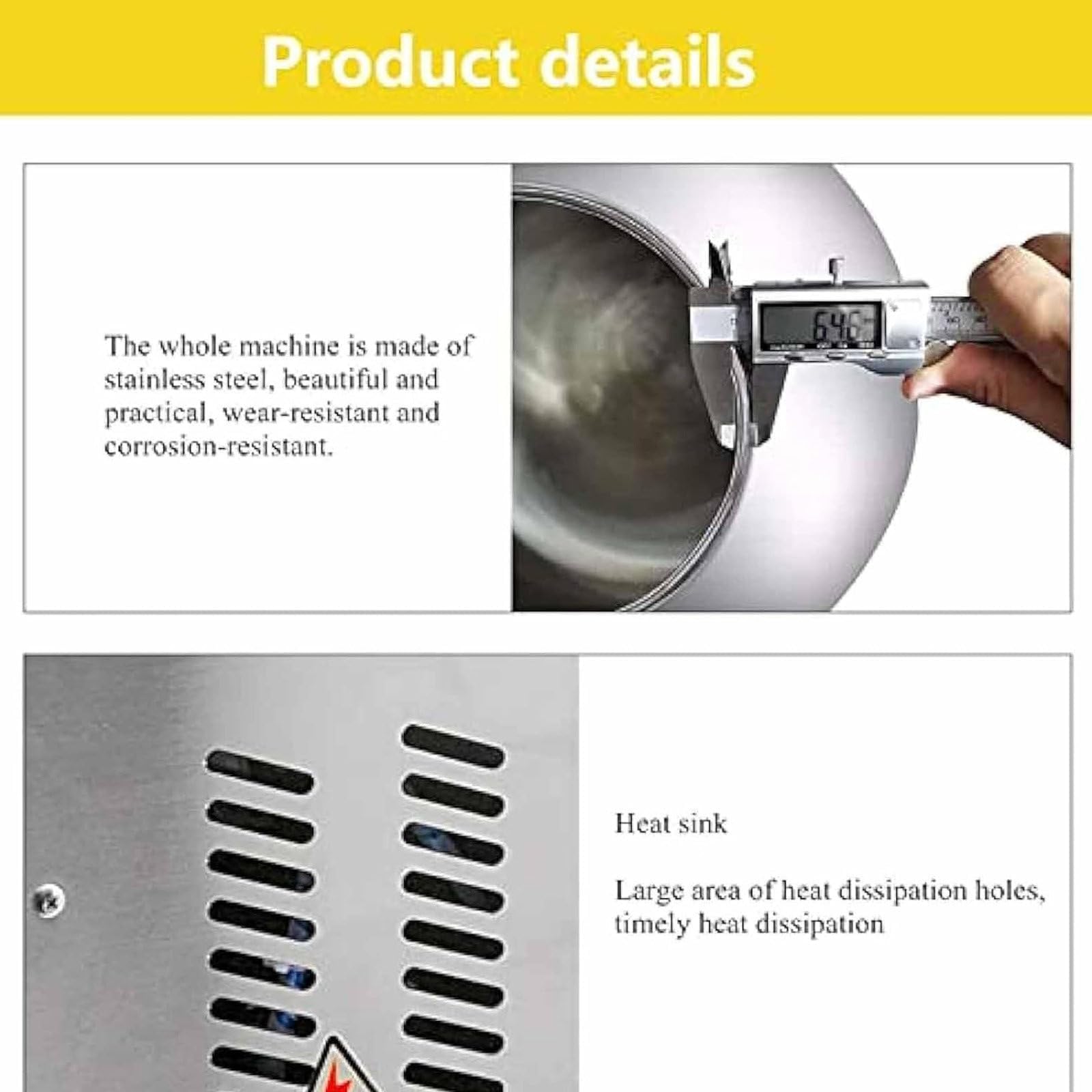 Máquina Automática para Recubrir Tabletas y Dulces - Recubridora Eléctrica de Azúcar y Chocolate, 2-5 kg/h, Acabado Perfecto