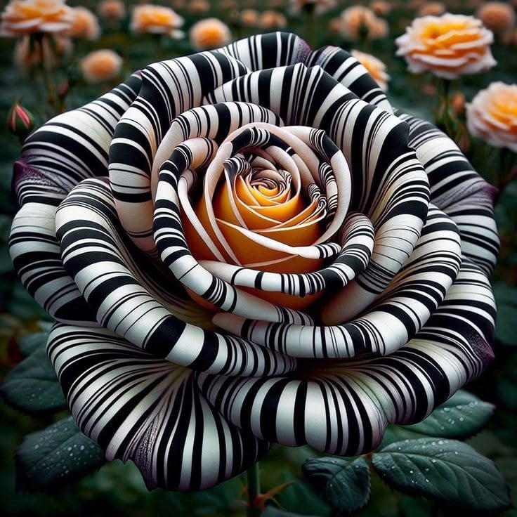 Raro Bulbi di Rosa - Perenne, Colori vivaci, Bassa Manutenzione, Decorazione d'Interni-5 Bulbi-I