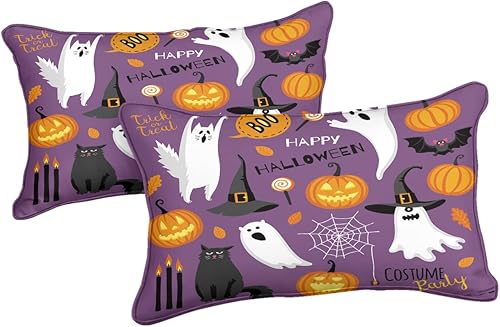 Miniatura 49 de Pumpkin Bedding Halloween Duvet Cover Set Funny Evil Pumpkin Pattern Design Black Halloween Bedding Set Queen 1 Duvet Cover 2 Pillowcases