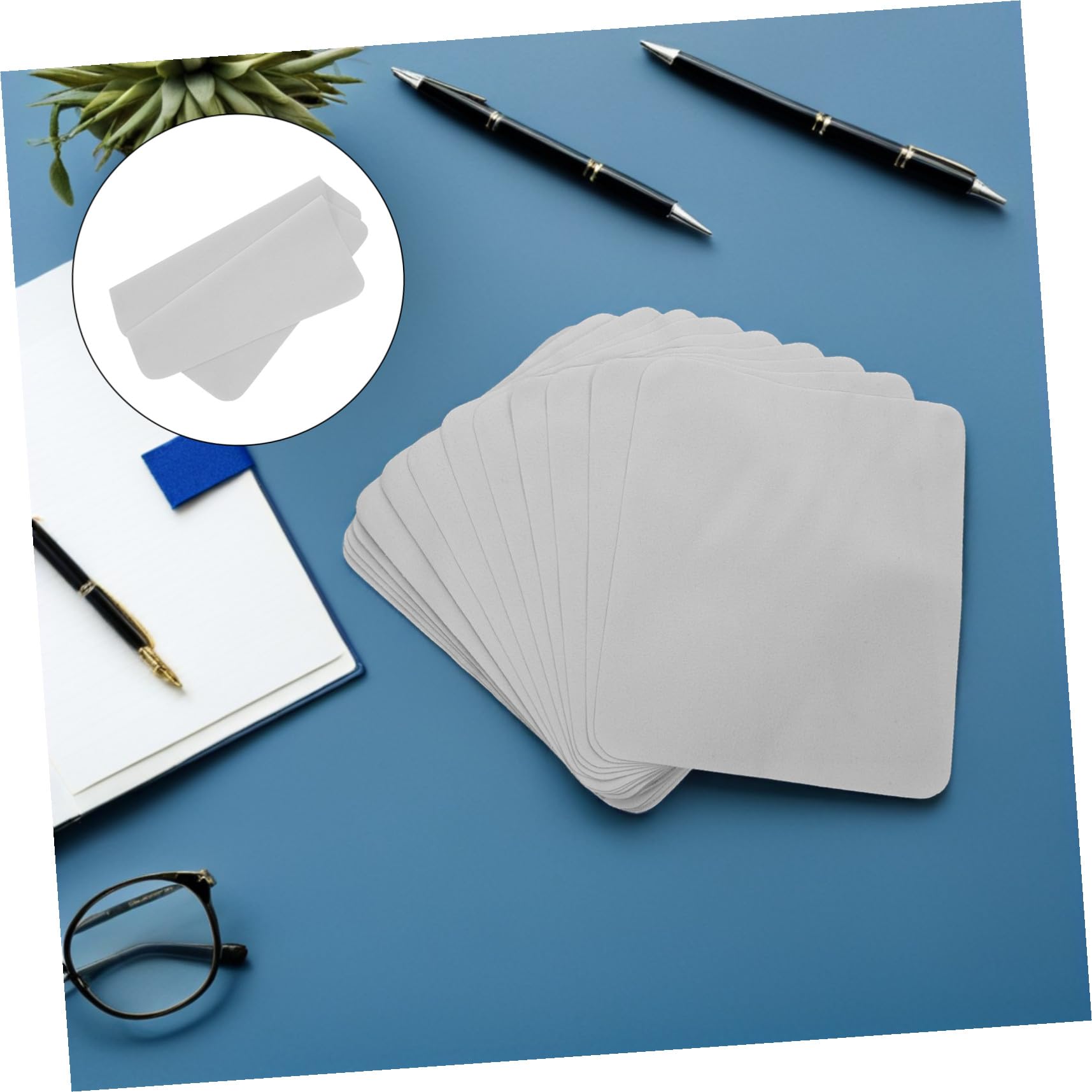 100 Paños Limpiadores De Gafas Paños De Microfibra Para Limpiar Cristales Para Lentes Para Limpiar Gafas Gris