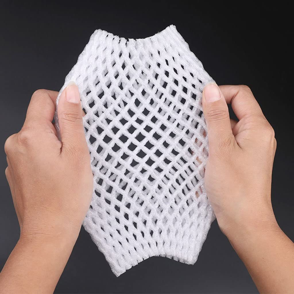 Schutzhüllen aus Schaumstoff-Netzgewebe, Schaumstoff-Netzhüllen, Netzbeutel, 100 Stück, verschiedene Größen(17X7cm)